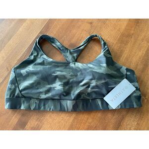 Athleta D-DD Ultimate Fitted Sports Bra Racerback Black Camo NWT Women’s Sz 3X